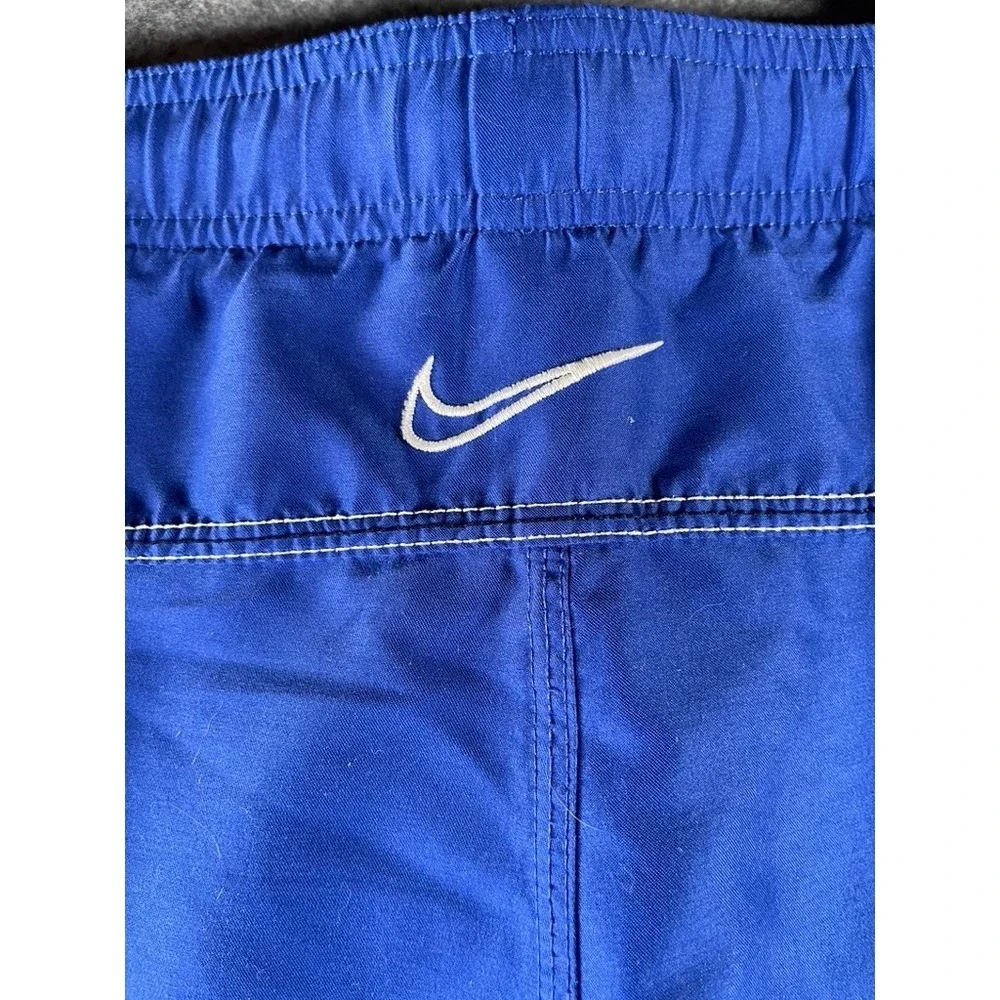 Nike men's blue‎ mesh-lined swim trunks Size L